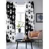 Cute Paw Window Curtains For Living Room Kitchen Modern Curtains Home Decor Blinds Drapes