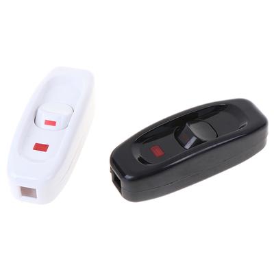 Interruptor de mesa de cabeceira branco preto liga/desliga abajur de mesa interruptor de luz de meio caminho 10A