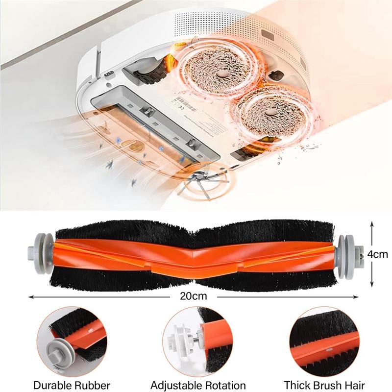 LITE-Для Dreame L10s Ultra/L10 Ultra/L10s Ultra/Dreame L10S/S10/S10pro/Xiaomi X10 Пылесос Основная Боковая Щетка Фильтр Запчасти