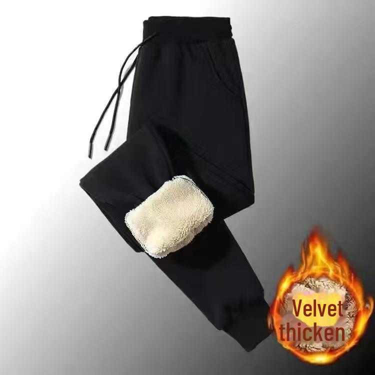 Men's Plus Velvet Zipper Cardigan: Solid Color Hooded Jacket for Autumn/Winter