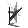 Height Adjustable Computer Monitors Stand for 14 To 27inch Displays with Vesa Base and Swivels