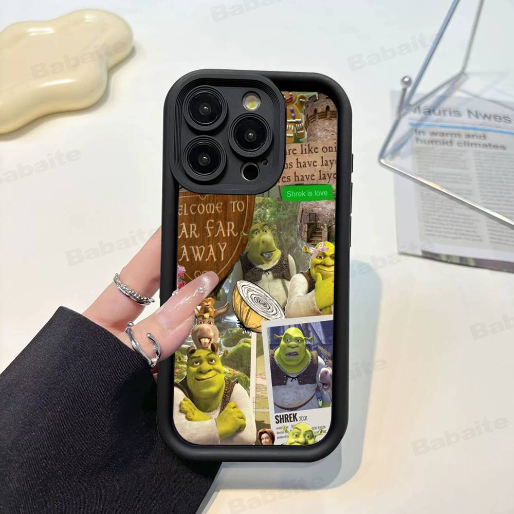 Classic Movie S-Shrek Phone Case For IPhone 11 12 13 16 15 17 14 Pro Max Soft Funda Silicone Cover