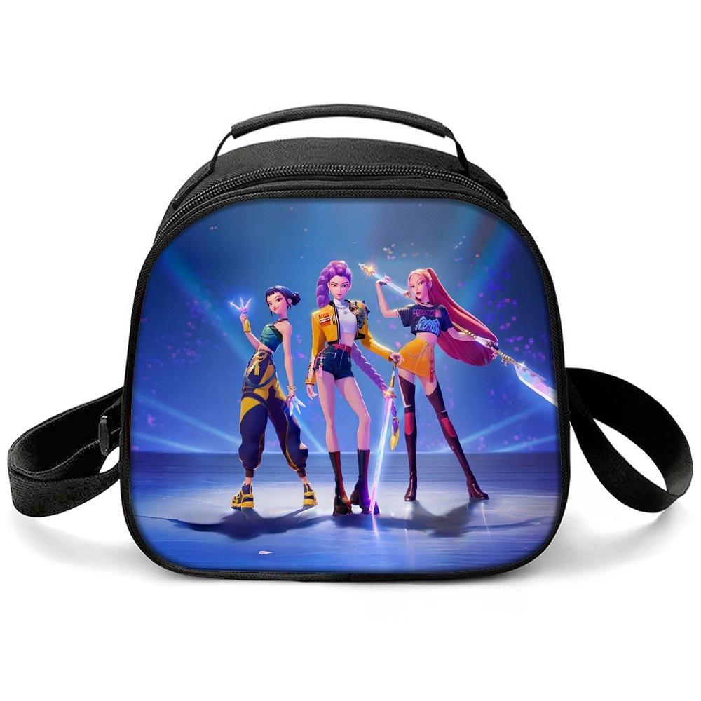 Borsa Termica per Pranzo da Studente con Stampa Cartoon del Team Witch di Kpop