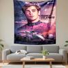 Art Tapestry - Franco Colapinto Alpine BWT Imola GP Pink F1 Rookie Racing Poster Fans Decor for Gift to Fans
