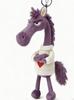 2026 Year of the Horse Mascot Black Horse Plush Bag Pendant Gift