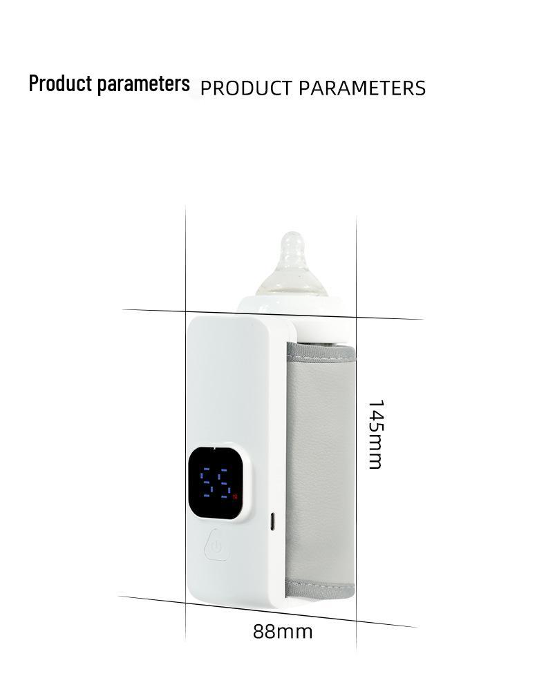 Portable Rechargeable Wireless Milk Warmer: Essential for Night Feedings