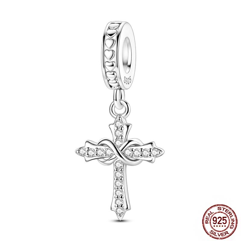 Copper Loveheart Charms Beads Cute Cat Panda Poker Phone Charm Pendant Fit Original Bracelet Diy Jewelry Women Gift