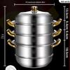 Shuchu 316 Stainless Steel Multi-Layer Steamer Pot