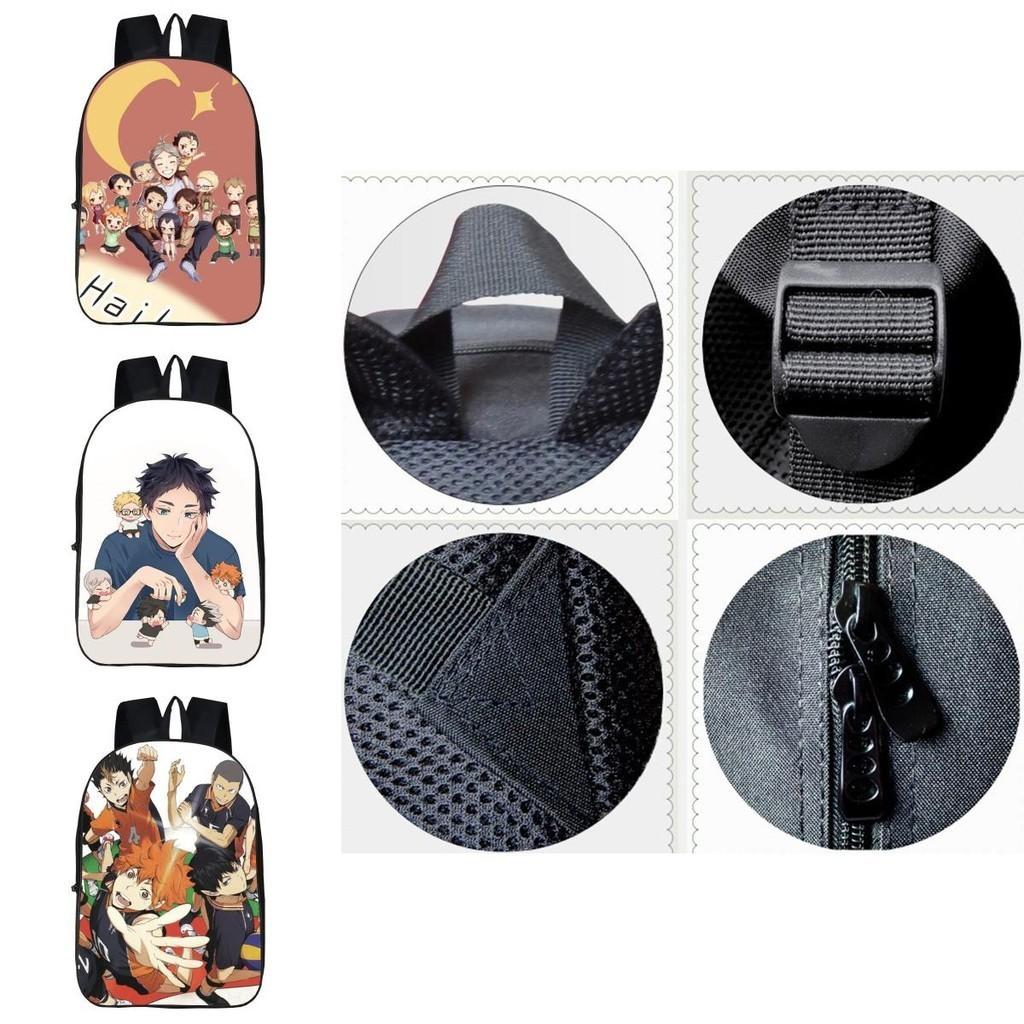 Anime Haikyuu Karasuno High School Backpack With Durable Oxford Cloth And Smooth Zipper
