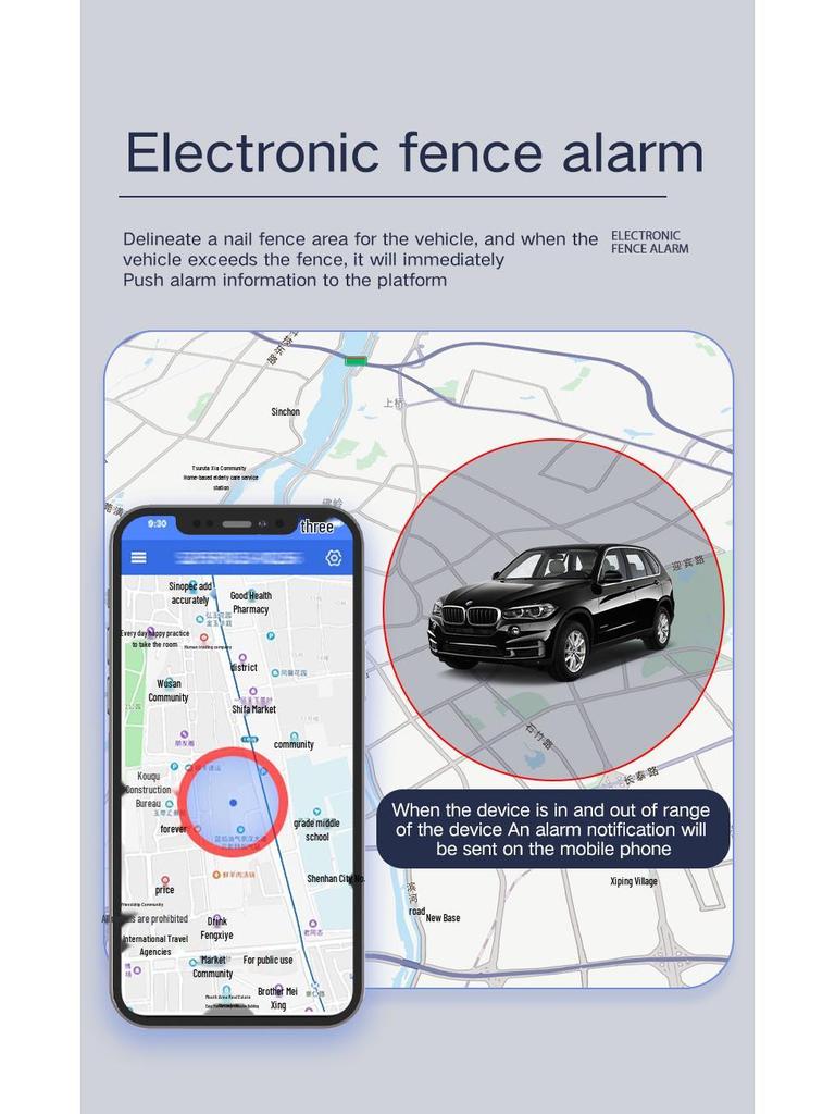 Localizador GPS GF07 para Carros, Idosos e Crianças - Dispositivo Anti-Perda