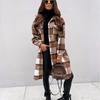 2020 Autumn/Winter Long Sleeve Plaid Shirt Jacket