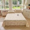 Active Print Pure Cotton Bed Sheets - Simple Style for Dormitory, Home, Single & Double Beds