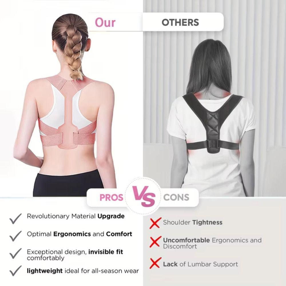 Invisibility Posture Corrector Belt Adjustable Back Neck Brace Back Support Belt  Lumbar Support