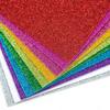10pcs A4 Glitter Foam Paper Sheets Sparkling EVA Sponge Paper Multicolor for Handmade DIY Card Crafts School Project Decorative