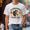 Charlie Kirk Commemorative Printed T-shirt with American Commemorative Style  Unisex Casual Sho
