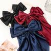Elegant Bow Barrettes Women Temperament Ponytail Hairpin Hair Clip Girls Black Red Big Ribbon Hair Clip Fashion Hair Accessories