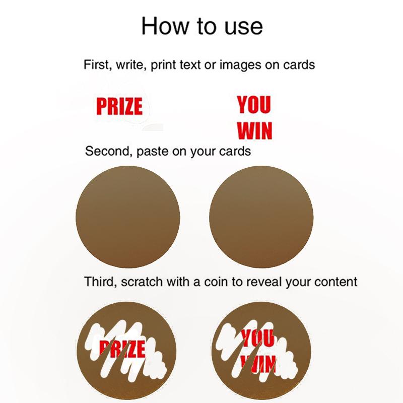 300 de bucăți autocolante rotunde pentru răzurire 1 inch etichete autocolante pentru activități de petrecere