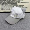 Cat Ears Small Fish Embroidered Baseball Cap Female Spring and Summer Soft Top Showing Small Face Big Head Circumference Cute Sunshade Cap