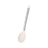 Practical Silicone Utensils Serving Spoon for Efficient Stirring and Scooping with Soft Grip and Spill Proof Assurances