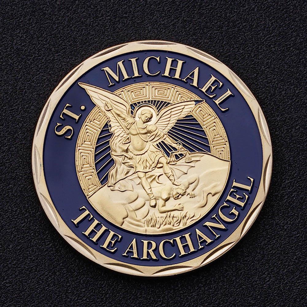 Michael of the United States, Archangel Challenge Coins, Commemorative Medals, Medals, Military Honor Medals, Metal Medals, Gifts