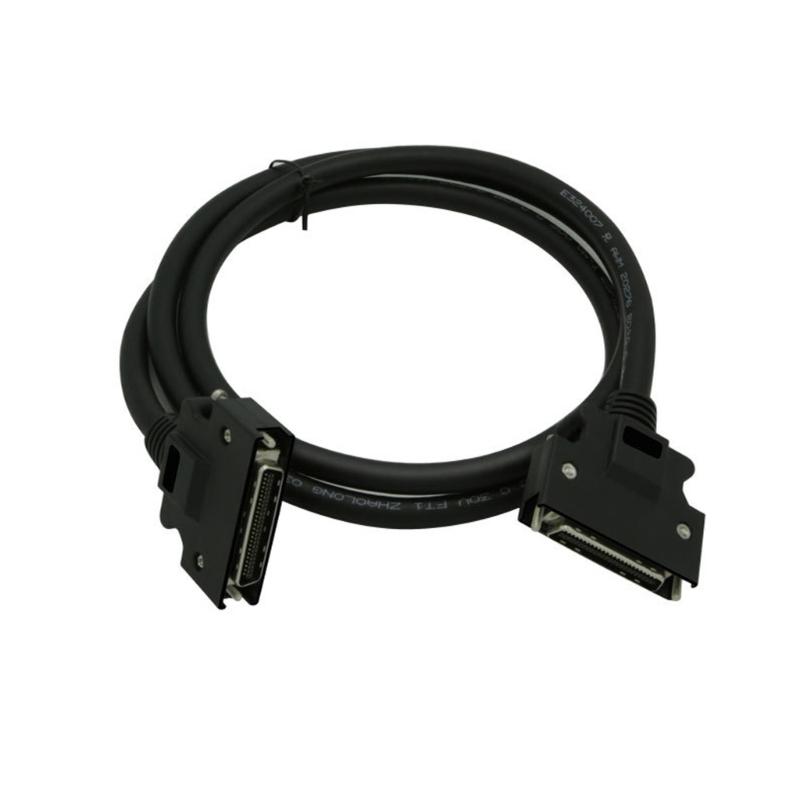 Fast speed Data Transfer Cable for Servo Motors with SCSI50 Interfaces Industrial Automation Equipment PVC Construction