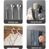 Round Adhesive Hook for No-Drill Wall Mounting - Multifunctional for Kitchen, Bathroom, and Closet Storage
