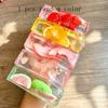 Soft Squishy Toy Slow Rebound Fruit Slush Squishy Toy Fruit Ice Cube Squishy Toy  Desk Decor