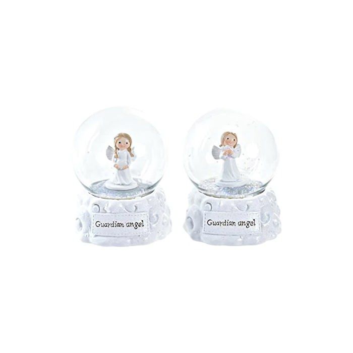 Boule de Noël - DKD Home Decor - Blanc - Résine et verre - 50,08x38,57x37,43 cm - Originalité