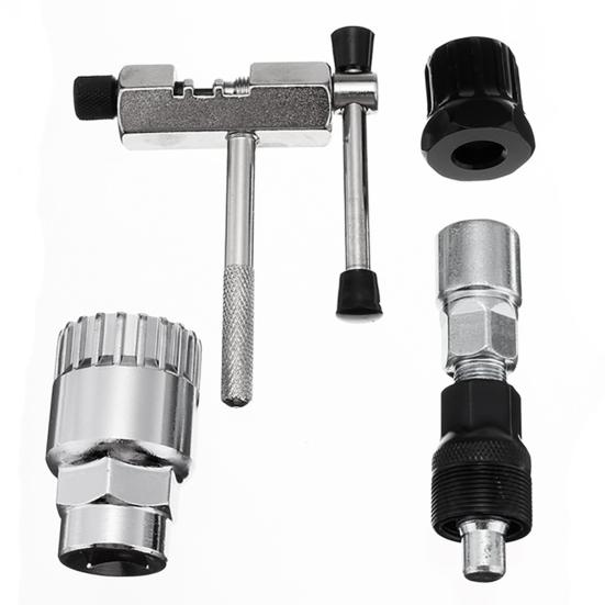 

Набор инструментов для ремонта 4 шт./компл. Хорошее качество изготовления Инструменты для снятия шатуна из углеродистой стали Инструменты для выжимки велосипедной цепи для улицы серебряный