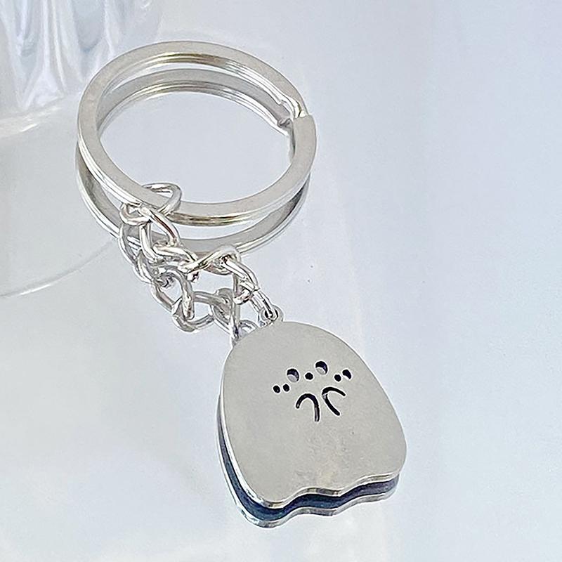 Mode Cartoon Geist Paar Schlüsselanhänger Anhänger Niedlicher Kleiner Geist Schlüsselring Tasche Schmuck Zubehör Für Liebhaber Beste Freunde Geschenke