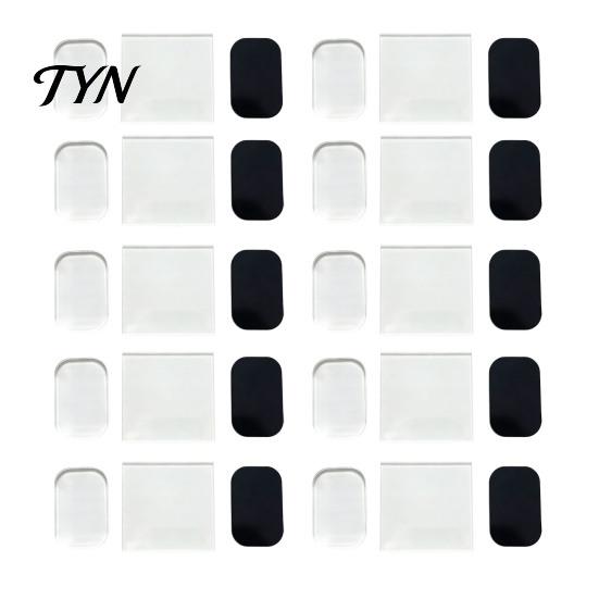 Clear Acrylic Refrigerator Magnets 10Pcs DIY Fridge Magnet Kit, Magnetic Photo Frame Self Adhesive Frames Set, Custom Picture Making Kit for