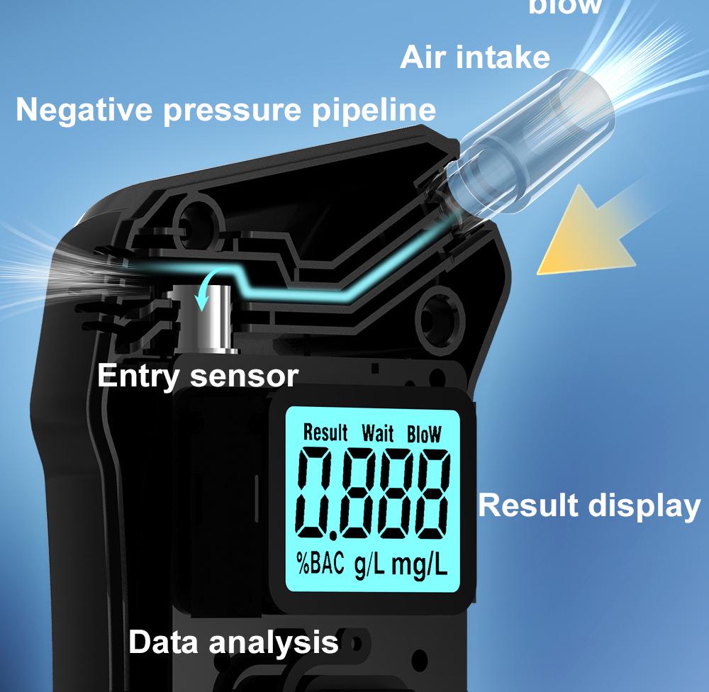 Tragbarer Alkoholtester