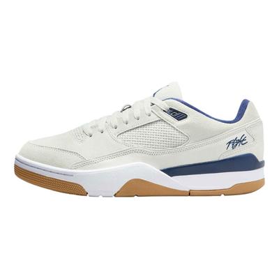 Air Flight Court Grigio Neutro Blu Notte Gomma Scarpe da Ginnastica Uomo Bianco Gomma-Marrone Chiaro HF3255-004