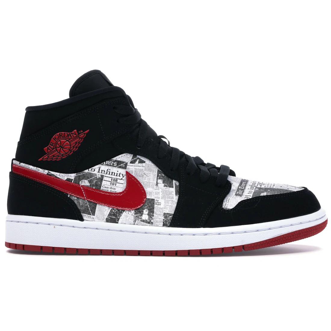 

Sneaker Jordan 1 Mid Newspaper Air Times(852542-061) 43