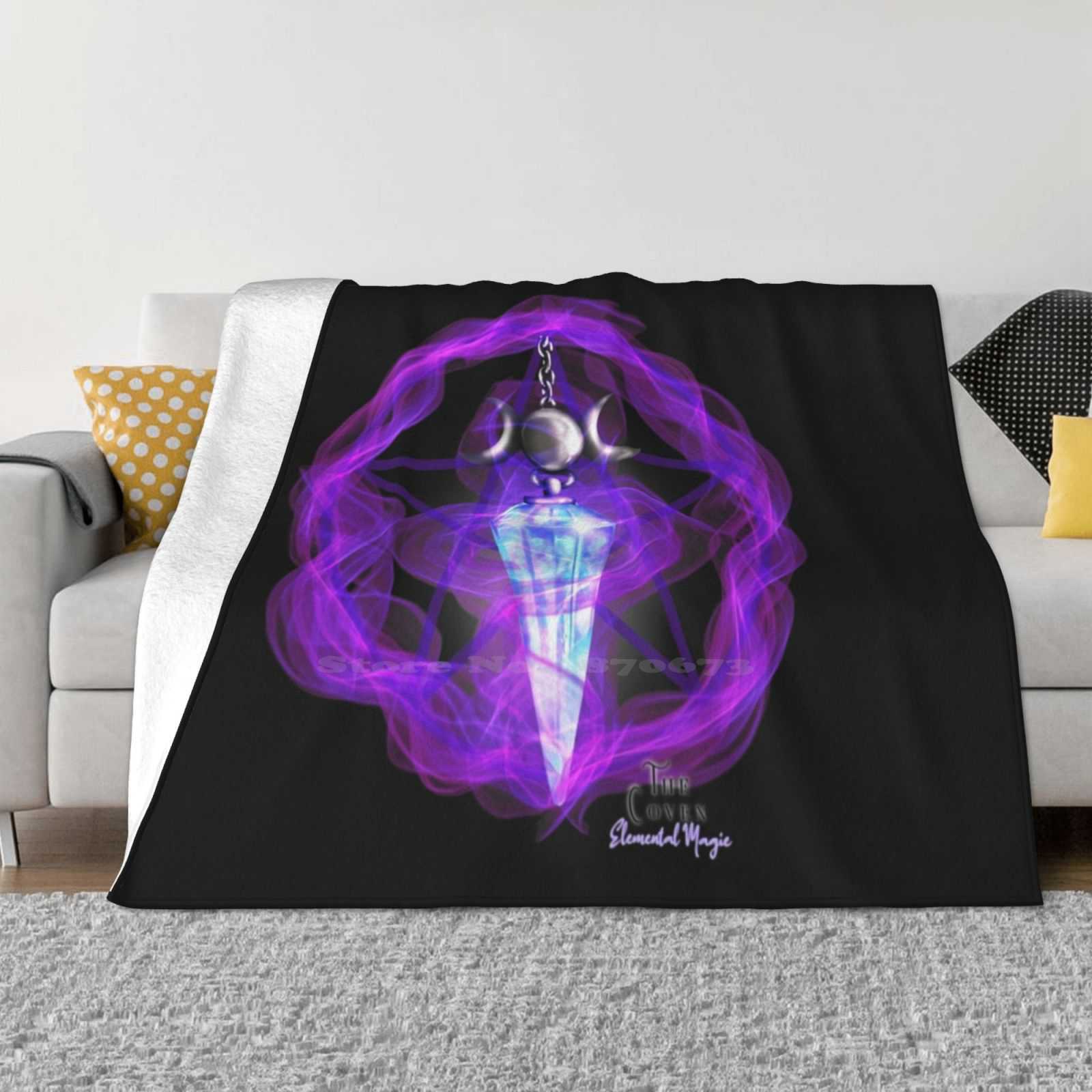 

Elemental Magic Soft Warm Light Thin Blanket Elemental Magic George Pendulum Crystal Old Magic The Coven Chandelle Lavaun Tegan 30x40in