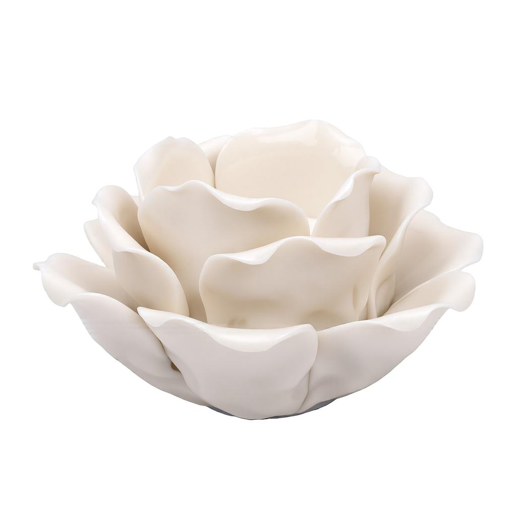 Flower Tealight Candle Holder Rose Decorative Candlestick Stand Table Decor for Home Wedding Party