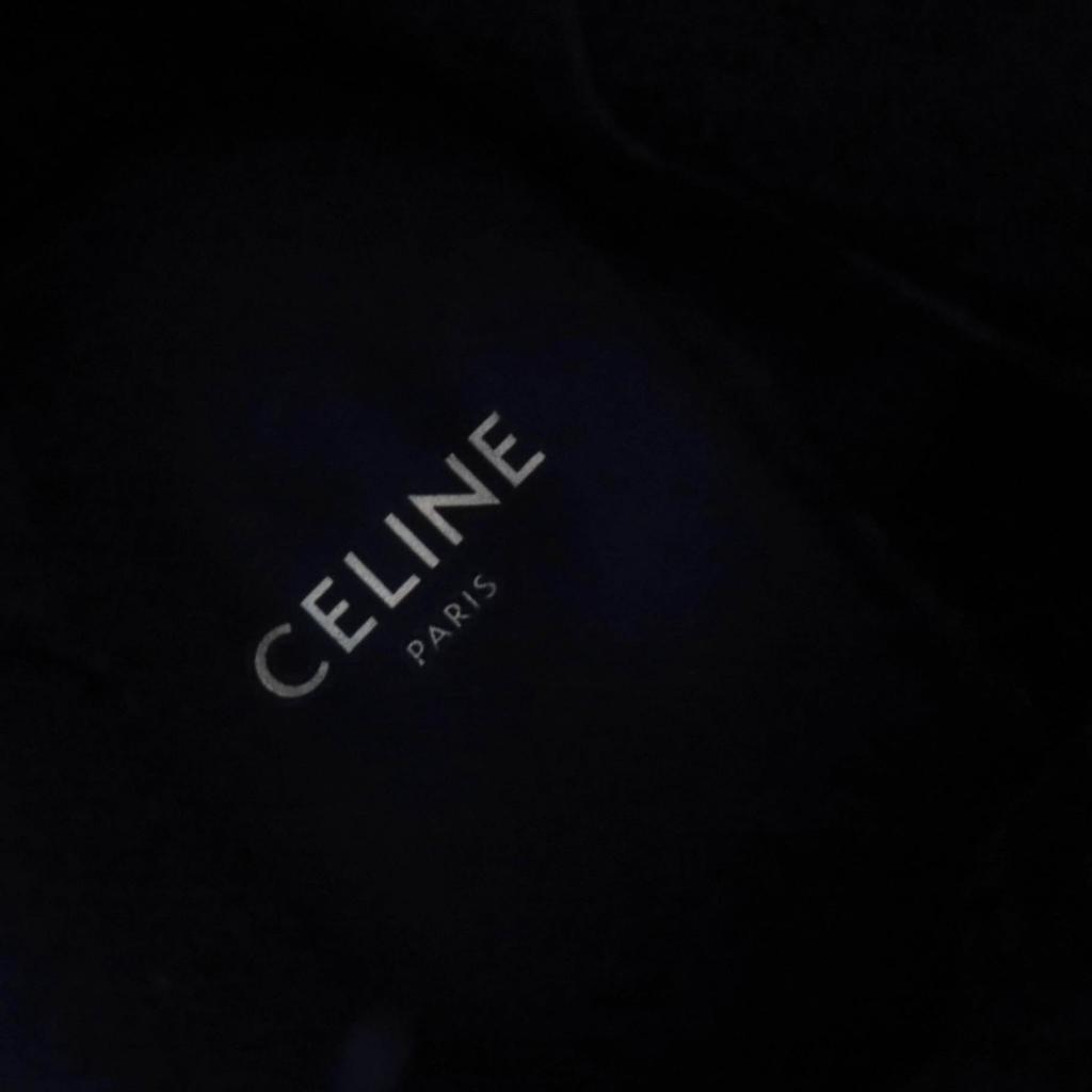Excellent CELINE short boots Jacno side-gore leather Chelsea boots 37 327653002C Used