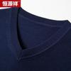 Men's Machine Washable 100% Fine Wool V-Neck Vest