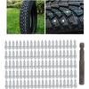Snow Tire Studs, Anti Skid Snow Spikes for Car, Motorcycle, Scooter, Electric Vehicle ¨C 100Pcs Steel Studs with Installation
