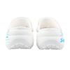 Crocs Classic Platform Clog AnJie Summer Beach Fun 3D Decoration Hand-painted Clogs Unisex White and Blue