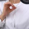 Adjustable Geometric Sweater Chain Elegant Long Necklace  Festival Accessories