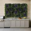 Green Wall - Plant Panel - Violet Flowers - Uv 50 X 50