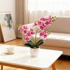 DIY Artificial Orchid Bonsai Multi-Bloom Plastic Fake Flower Simulated Butterfly Orchid  Home Decor