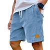 Men's Retro Corduroy Casual Shorts Men Fashion Solid Sweatpants Harajuku Corduroy Short Pants New Men Clothing Roupas