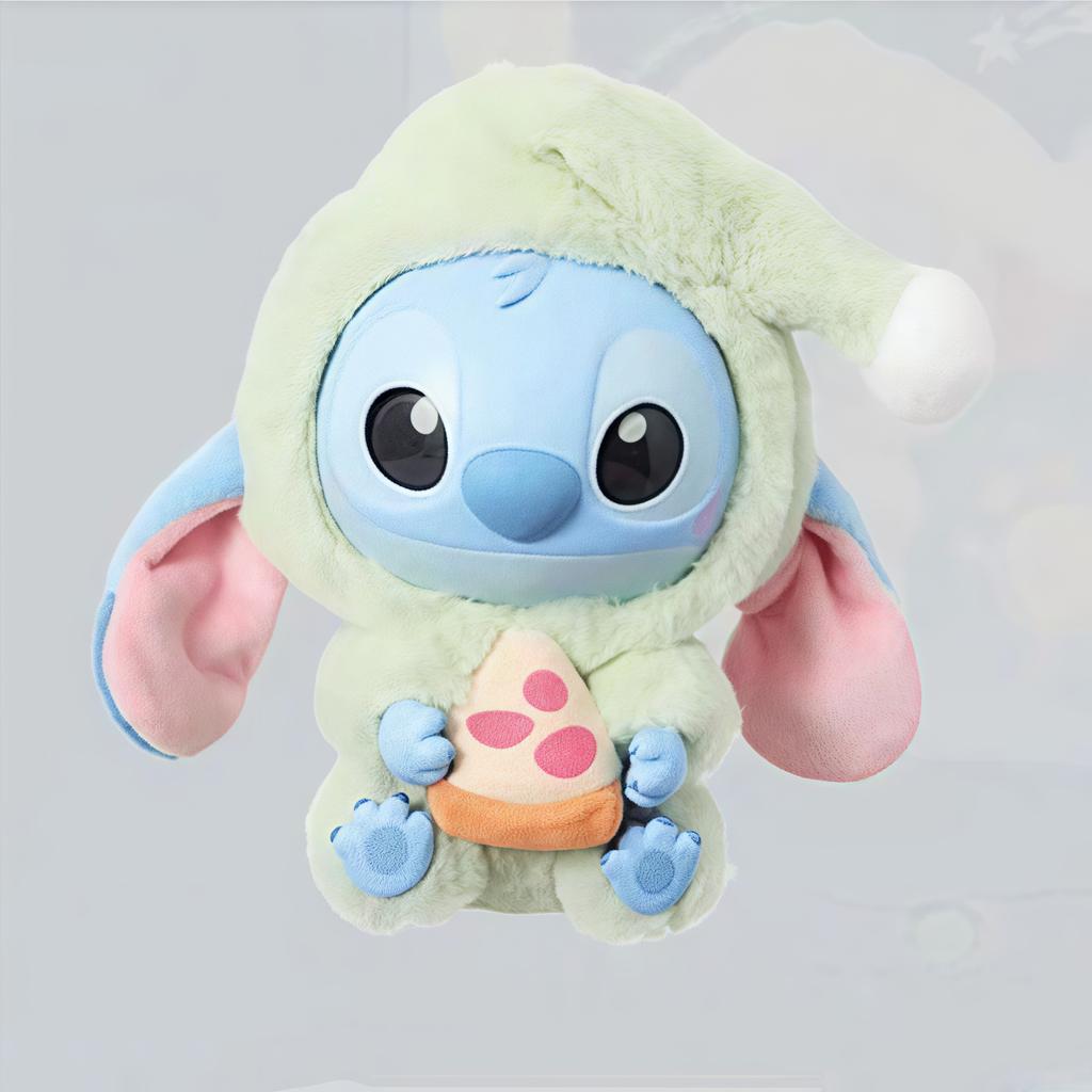 15CM Stitch Plush Toys Disney Kawaii 2025 New Vinyl Figure Doll Food Series Cute Exquisite Pendant Xmas Birthday Children's Gift