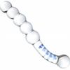 New SM Transparent Glass Bead Anal Plug, Male Prostate Massager, Clitoral Stimulation Vibrator for Women,18+Adult Sex Toys