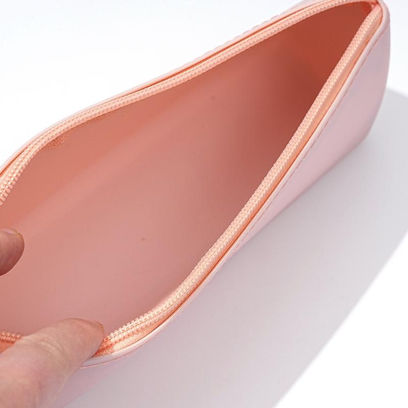 Astuccio in Silicone Impermeabile con Cerniera, Astucci Portapenne con Ampio Scomparto, Borsa Organizzatore Portatile per Penne per Studente Adulto