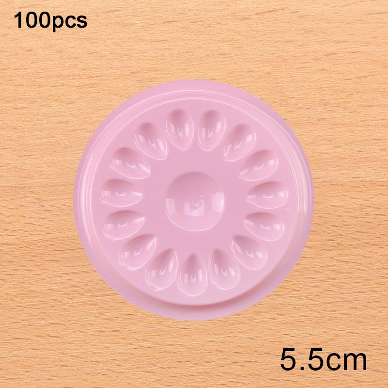 Wholesale Glue Gasket Eyelash Glue Holder Adhesive Pallet Eyelash Extension Glue Pads Stand On Eyelash Plastic Makeup Tools