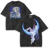 Amici Anime: Beyond Journey's End Maglietta Grafica Uomo Donna Abbigliamento Maglietta in Cotone Lavato Vintage Casual T-shirt Harajuku T Shirt