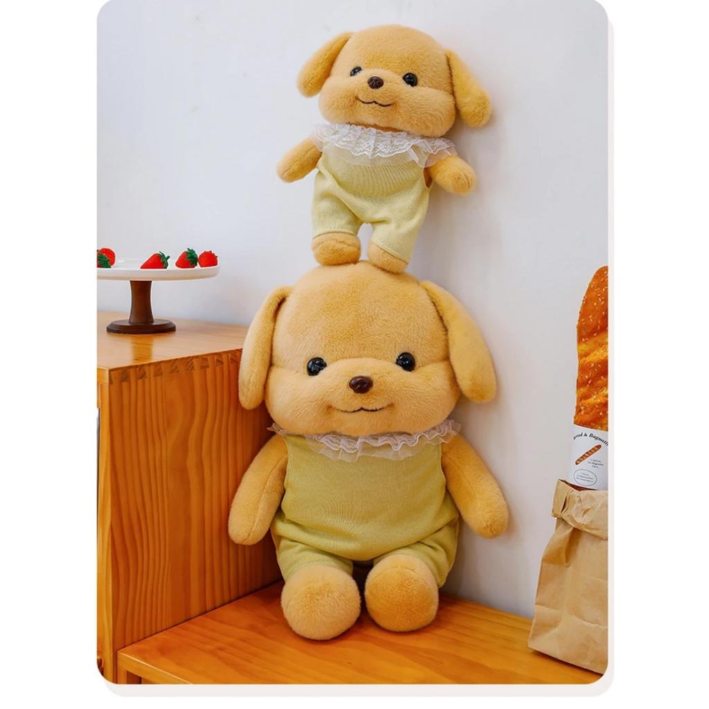 Pudl Lesní zvíře Plyšová hračka Roztomilá Anime Plněné plyšové hračky Kawaii Psí panenky Vánoční dárek Měkké štěně Mazlíček Domácí dekorace na pohovku